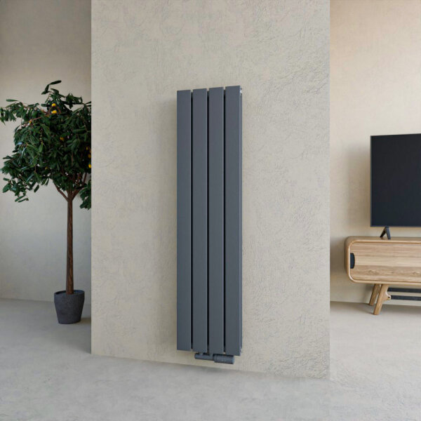 ELEGANCE radiateur eau chaude acier anthracite 31 x 120 cm