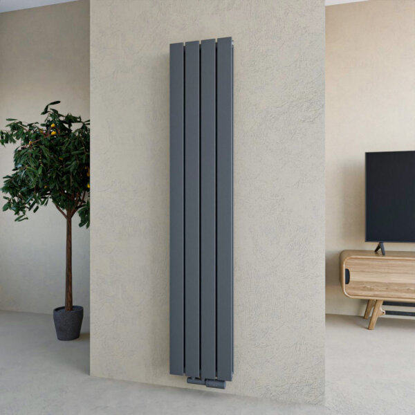 ELEGANCE radiateur eau chaude acier anthracite 31 x 160 cm