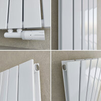 ELEGANCE radiateur eau chaude acier Blanc 31 x 120 cm