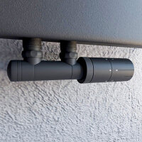 JOIE sèche serviette radiateur salle de bain anthracite 50 x 120 cm