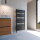 JOIE sèche serviette électrique radiateur salle de bain électrique Noir 50 x 100 cm avec résistance intelligente