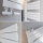 CLARTE sèche serviette radiateur salle de bain Blanc 50 x 115 cm avec vanne thermostatique